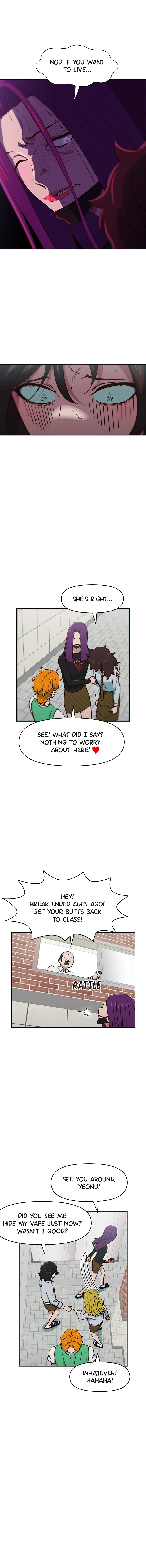 A High School Girl Is a God, But I'm the Only One Being Bullied Chapter 10 Page 8