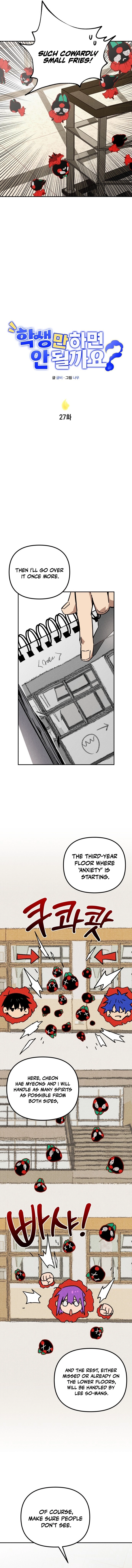 Why can’t I simply be a student? Chapter 27 Page 8